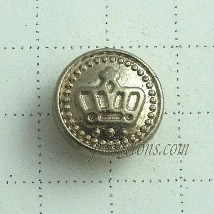golden crown shape bags rivets metal buttons factory