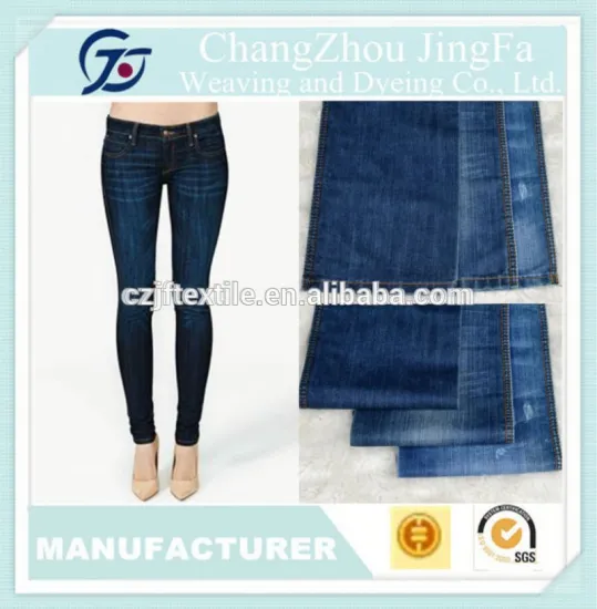 JF-K1294 11.3OZ Best Cheap Satin Denim Fabric Textile Imported From China