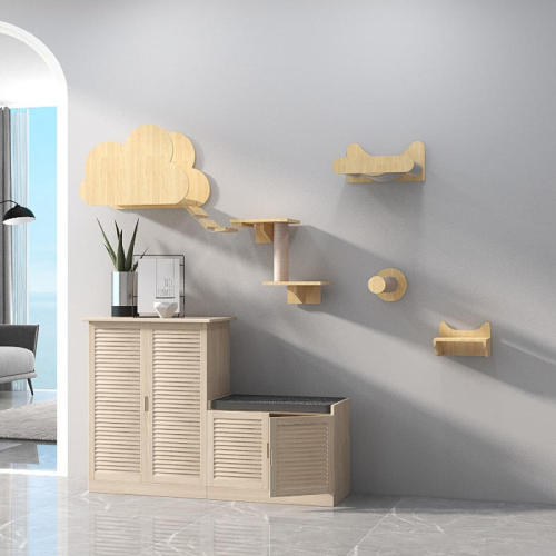 DIY Indoor Kitty Beds and Perches Stable Sleeping