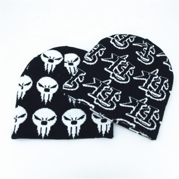 Wholesale Custom Embroidery Logo Beanies - 100% Cotton Knitted Beanie Hats for Ladies and Men