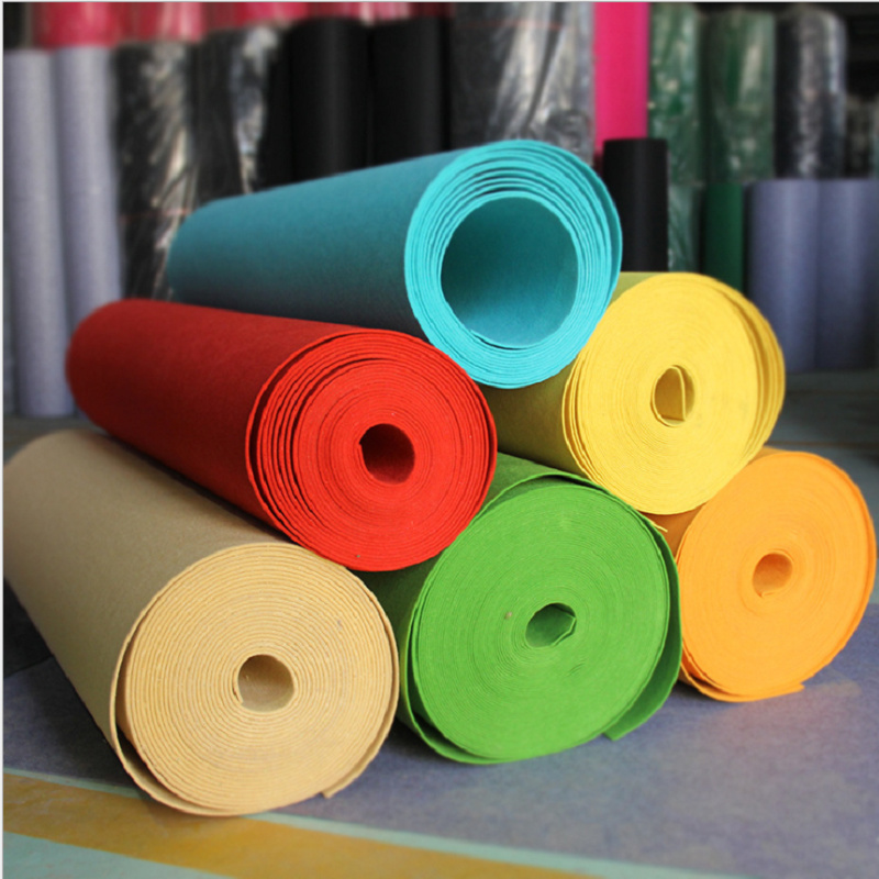 Professional Embroidery Craft Felt polyester non woven felt with low price2