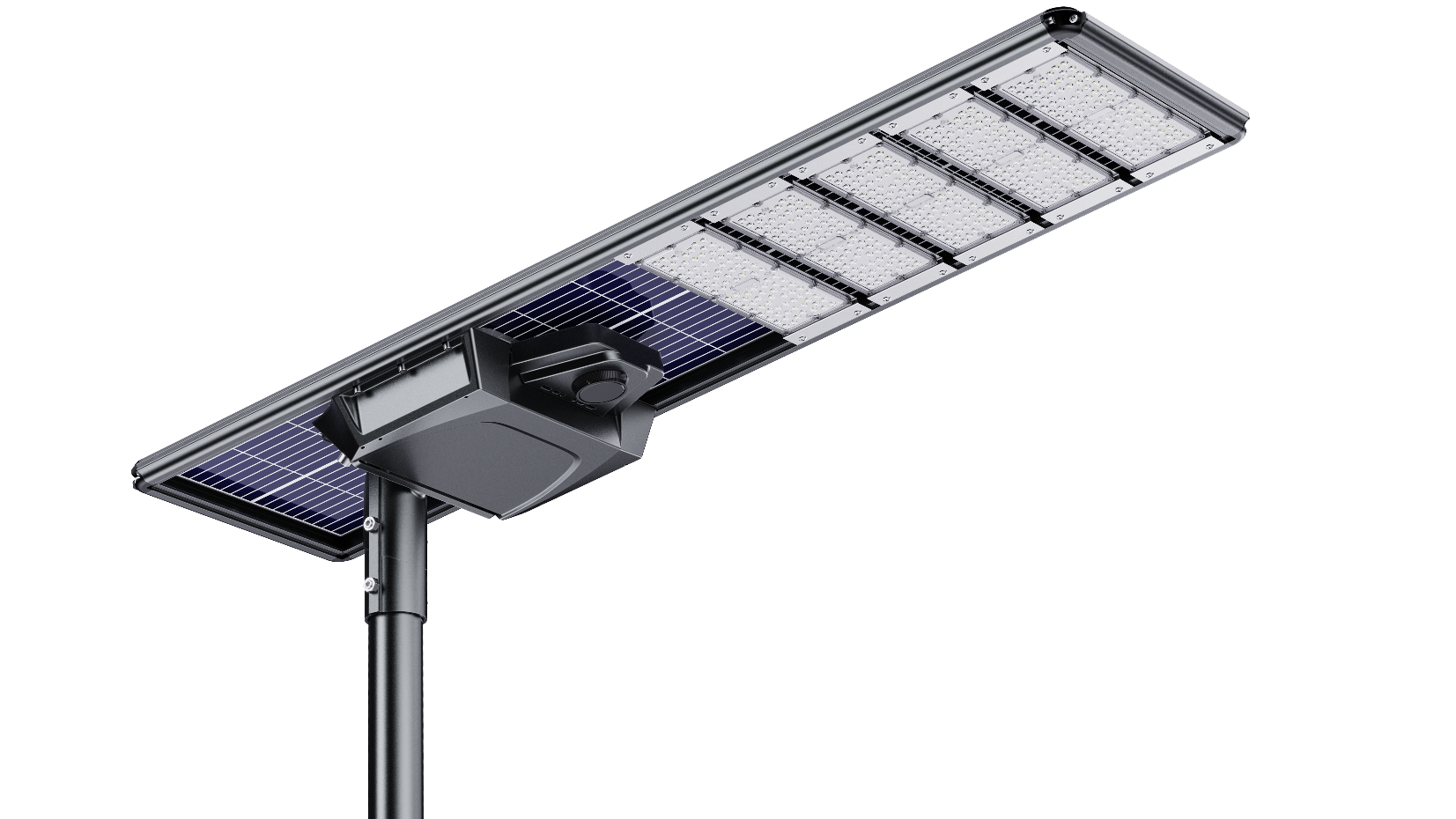 Adjustable all in one solar led street light