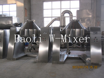 W double cone Dry powder mixer chemical mixers