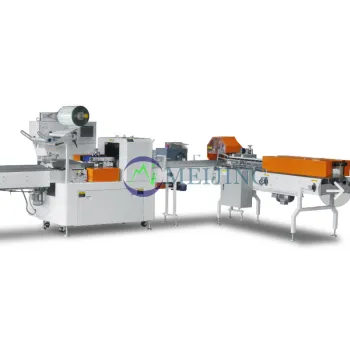 Horizontal Wrapper Packing Machine for Kitchen Towel and Toilet Paper Rolls - Price for Small Businesses