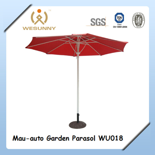 Metal Automatic beach & patio commercial umbrella