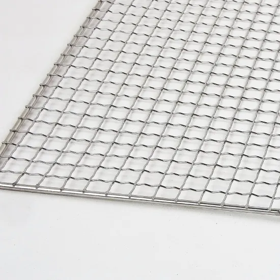 60x90cm Disposable Stainless Steel BBQ Grill Rack - Multifunction One-Time Use Wire Mesh Net