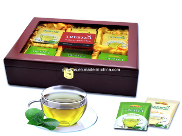 Green Tea for Gift Packaging with Wooden Box