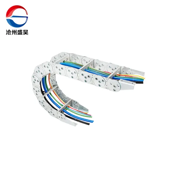 Steel Drag Chain for Hydraulic Hose and Cable Management