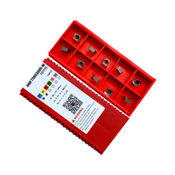 CNC Fast Feeding Insert 4NKT060308R | Indexable Tungsten Carbide Insert for Milling Stainless Steel