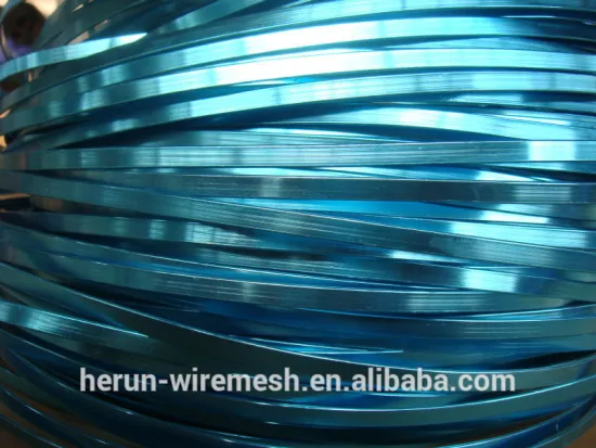 HR FLAT 1*4mm colored aluminum wire with oxidation for DIY crafts