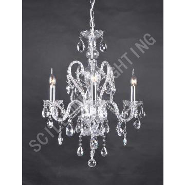 6-lites european style crystal chandeliers with glass arms NO. MD7028