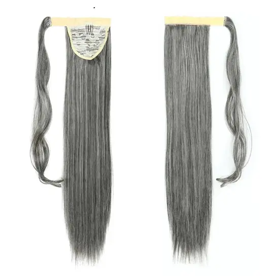 Wholesale Ombre Color 22 Inch Chorliss For Women Silky Long Straight Wrap Around Strappy Ponytail Hair Synthetic Hair Ponytails