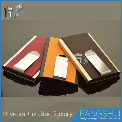 RFID money clip visa card case