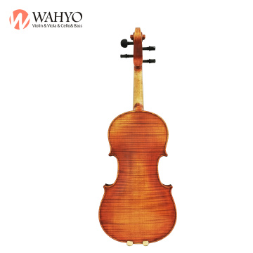Novo produto profissional artesanal de madeira maciça para violino acústico
