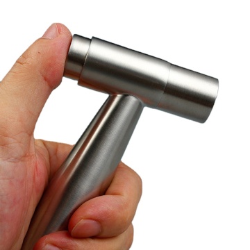 Nickel inossidabile nichel spazzolato SHATTAF Wilet Spruzzatore per pannolini con kit T-Adapter 7/8 ''