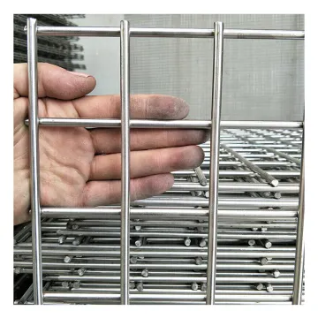 2x2 Galvanized Welded Wire Mesh Fence Panels - 6 Gauge