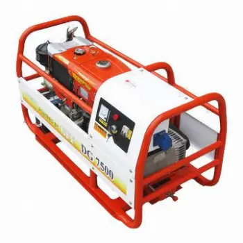 10kW Three-phase Portable Open Diesel Generator with Linz Alternator
