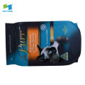 Seitenzwickel oben Papier Tiernahrung Reise Lebensmittelverpackung Tasche