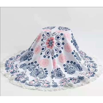 Round Microfiber Beach Towel Cheap microfiber beach towels Supplier