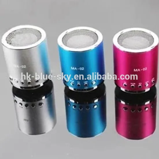 Cheap price round shaped mini line array speaker with usb supporting