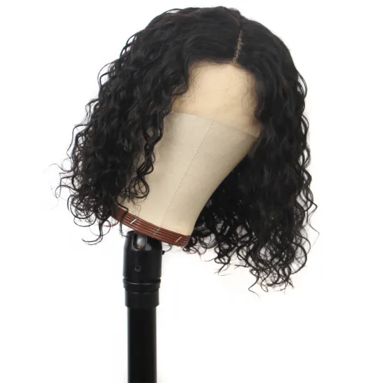 China Gold Supplier Hot Selling Blond Lace Front S Human Hair Lace Front Water Wave Bob Wig