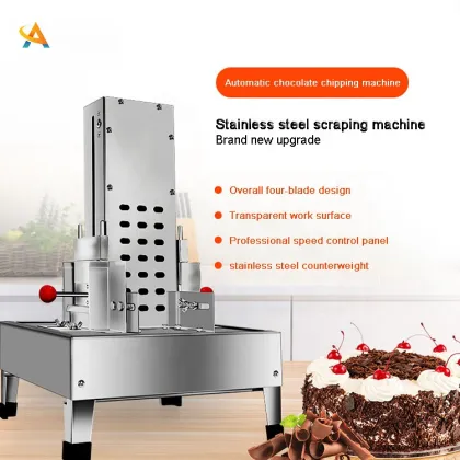 Chocolate Scraping Flower Maker Machine for Dessert Shops and Bakeries