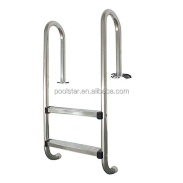 Easy Assembly Heavy-Duty Non-Slip Stainless Steel Frame Pool Ladder with 2 Steps