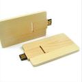 Unidad flash USB Wood Bamboo Card