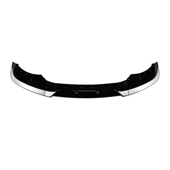 BMW 5 Series F10/F11 Front Lip Spoiler in Gloss Black - Auto Body Modification