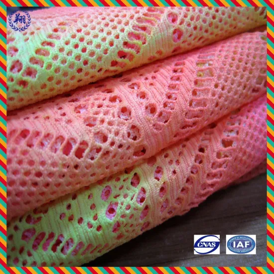 Mesh Print Jacquard Fabric