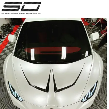 Forged Carbon Fiber Engine Hoods for Lamborghini Huracan LP580 LP610