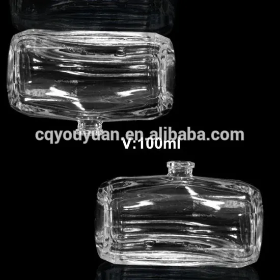 Custom Made Personalised Glass Empty Perfume Bottle 100 ml