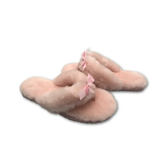 the comfy women cute fur indoor slides slippers