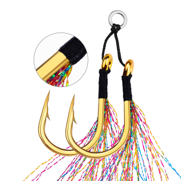 High Carbon Steel Sea Fishing Jig Hooks - Assist Fishing Accessory