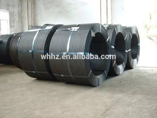 high tensile prestressed concrete astm a416 steel strand