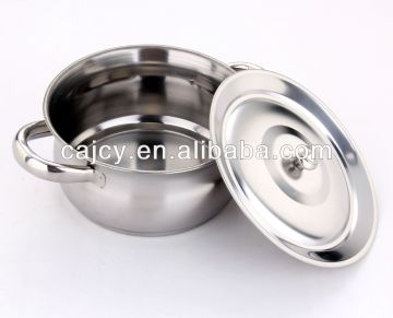 6 Pcs Stainless Steel Cookware Mini Hot Pot