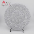 ATO Kitchen Electroplated Charge Decor Decor Charger Plate