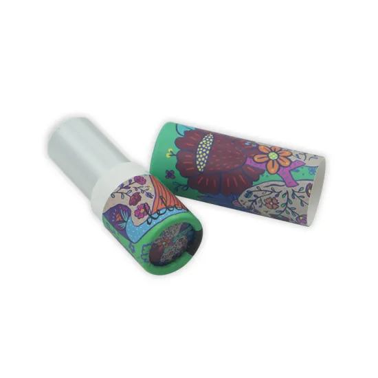 Custom Paper Tube twirl for Lip Gloss Dia20xH17mm