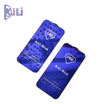 KULI 10D Anti-Blue Anti-Scratch 9H Tempered Glass Screen Protector for iPhone X/XS/XR/Xs Max