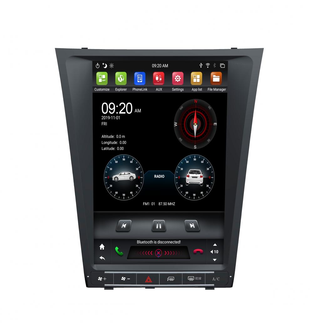 Tesla Style Autoradio Android 9 GS300 GS460 GS450