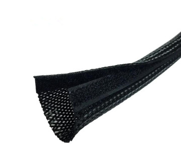 Manga de alambre trenzado con velcro