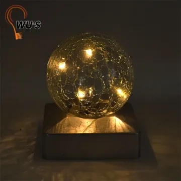 On-time delivery factory directly solar crystal ball hanging light