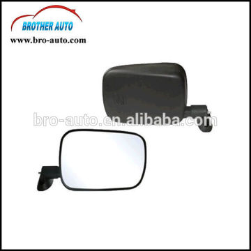 Competitive price good quality universal size car side mirror with light cheap car mirror