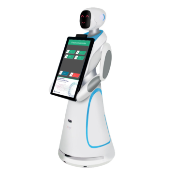 Advanced China Greeting Robot with Big Screen for Events and Exhibitions
