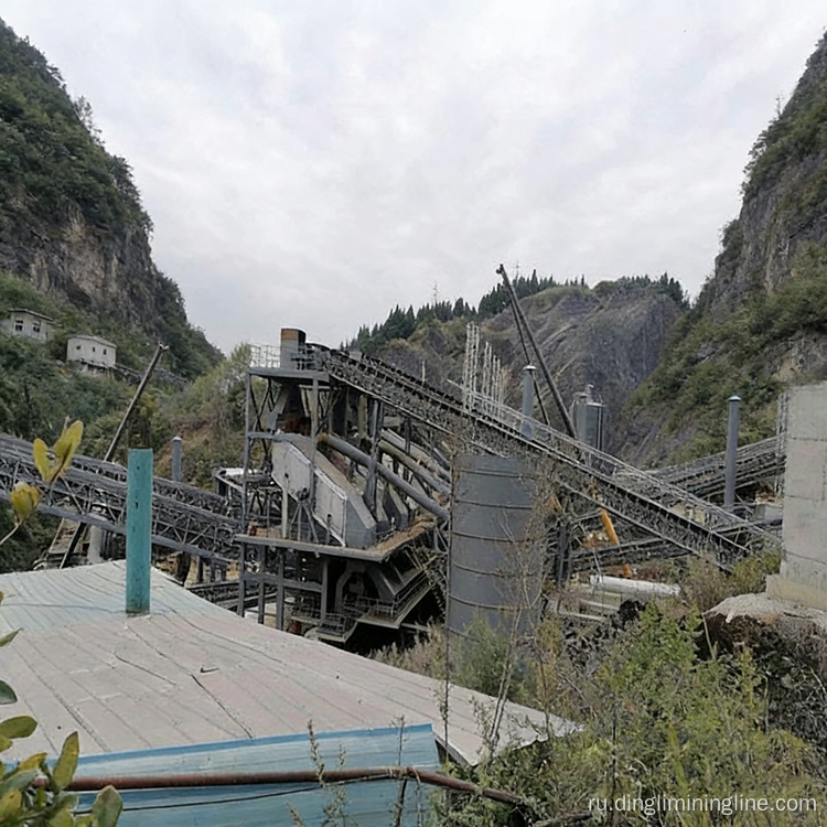 Система дробления известняка 5M TPA для производства нерудных материалов