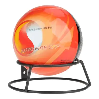 0.5KG Fire Ball Automatic Dry Powder Car Fire Extinguisher For Cars House Fire Suppression Device With Wall Mount Bracket