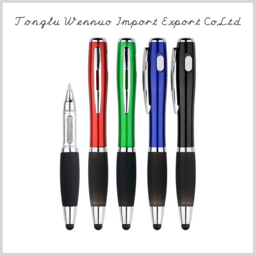 High quality popular wholesale stylus pen with light