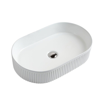High Quality Oval White Vessel Bathroom Sink