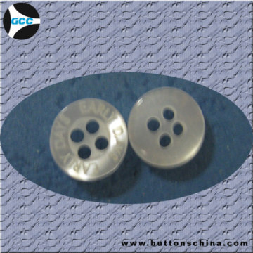 4 Hole Plastic Shirt Button 