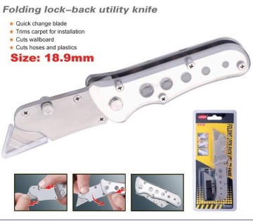 folding lock-back utility knife
